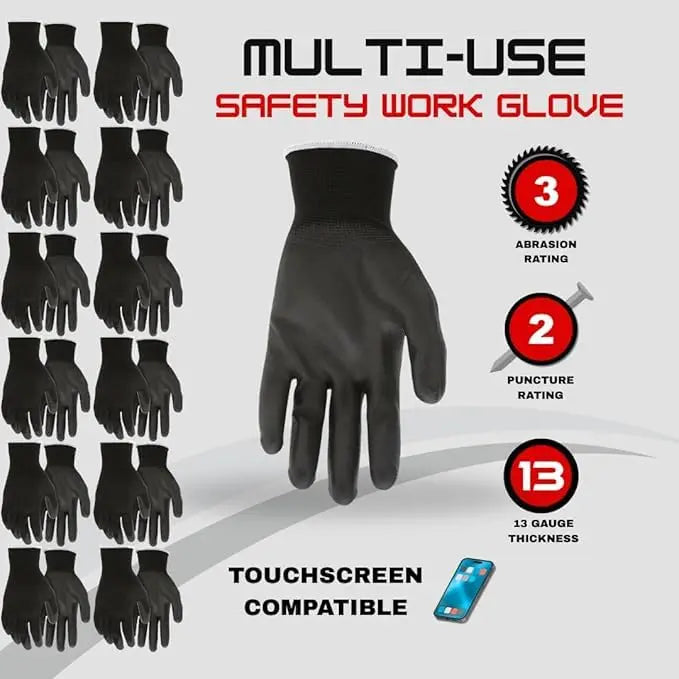 Safety Work Dipped Gloves Generic